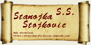 Stanojka Stojković vizit kartica